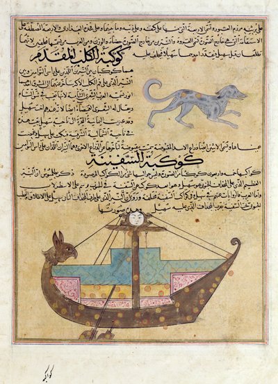 The Constellations of the Dog and the Keel by Islamic School